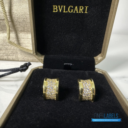 Bvlgari B.zero1 Yellow Gold Hoop Earrings