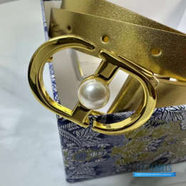 QC Christian Dior 30 Montaigne Jolie Pearl Belt