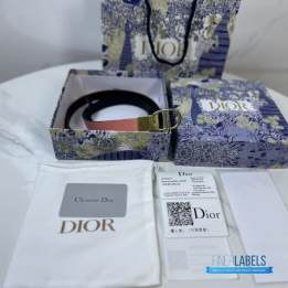 Christian Dior 30 Montaigne Reversible Belt