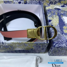 QC Christian Dior 30 Montaigne Reversible Belt