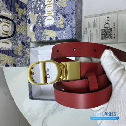 QC Christian Dior 30 Montaigne Reversible Belt