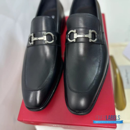 QC Salvatore Ferragamo Gancini Bit Loafers