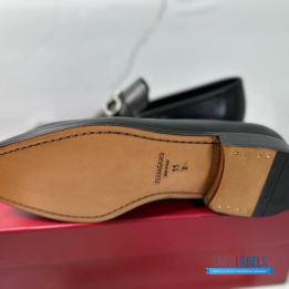 QC Salvatore Ferragamo Gancini Bit Loafers