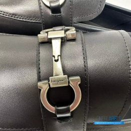 QC Salvatore Ferragamo Gancini Bit Loafers