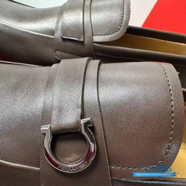 QC Salvatore Ferragamo Florio Gancini Loafers