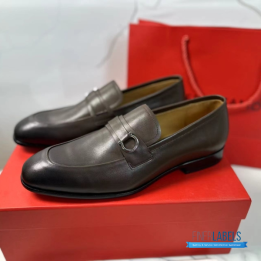 QC Salvatore Ferragamo Florio Gancini Loafers