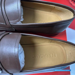 QC Salvatore Ferragamo Florio Gancini Loafers