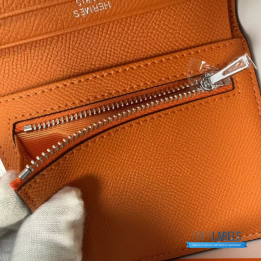 QC Hermès Bearn Compact Wallet