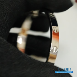 QC Cartier Love Bangles in White Gold