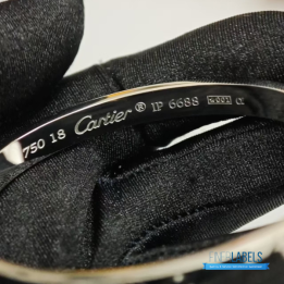 QC Cartier Love Bangles in White Gold