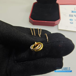 QC Cartier Trinity Pendant Necklace