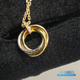 QC Cartier Trinity Pendant Necklace