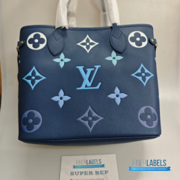Louis Vuitton Empreinte Monogram Giant Neverfull MM Tote Bag