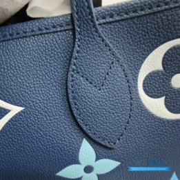 QC Louis Vuitton Empreinte Monogram Giant Neverfull MM Tote Bag