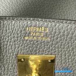 QC Hermes Birkin in Gris Meyer Togo Leather