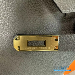 QC Hermes Birkin in Gris Meyer Togo Leather