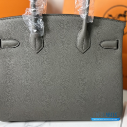 QC Hermes Birkin in Gris Meyer Togo Leather