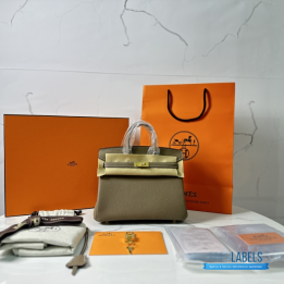 Hermès Birkin 25 in Etoupe Togo leather