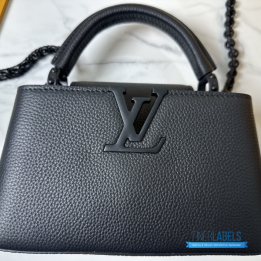 QC Louis Vuitton Capucines BB Handbag in Taurillon Leather