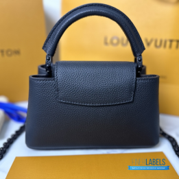 QC Louis Vuitton Capucines BB Handbag in Taurillon Leather
