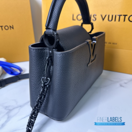 QC Louis Vuitton Capucines BB Handbag in Taurillon Leather