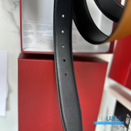 QC Salvatore Ferragamo adjustable Gancini Belt in a Tan Calfskin Leather