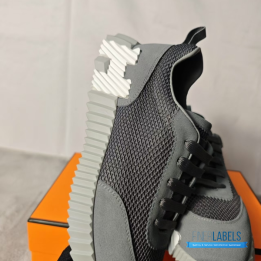 QC Hermès Bouncing Sneakers in Grey