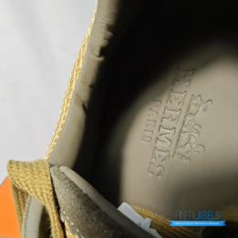 QC Hermès Bouncing Sneakers in a Vert Toundra (Dark Green) Colorway