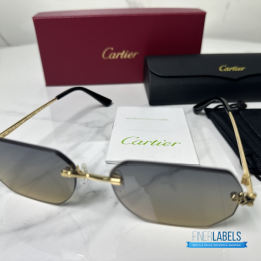 QC Cartier Panthère de Cartier Rimless Sunglasses