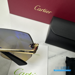 QC Cartier Panthère de Cartier Rimless Sunglasses