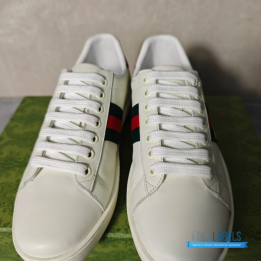 QC Gucci Ace Low-Top Sneakers