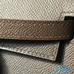 QC Hermès Kelly Bag Dark Brown Epsom Leather