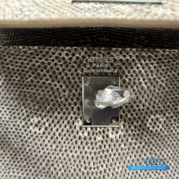 QC Hermès Mini Kelly II in Ombré Lizard Skin with Palladium Hardware