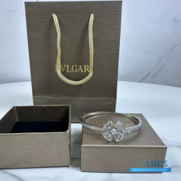 Bvlgari Fiorever 18k White Gold and Diamond Bracelet