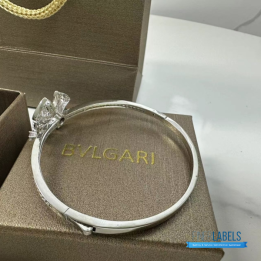 QC Bvlgari Fiorever 18k White Gold and Diamond Bracelet