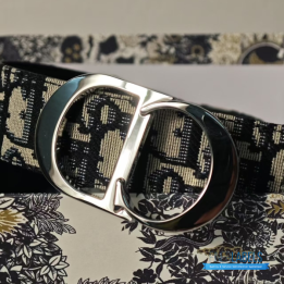 QC Christian Dior Oblique Reversible Belt
