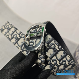 QC Christian Dior Oblique Reversible Belt