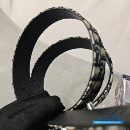 QC Christian Dior Oblique Reversible Belt