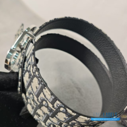 QC Christian Dior Oblique Reversible Belt