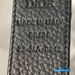 QC Christian Dior Oblique Reversible Belt
