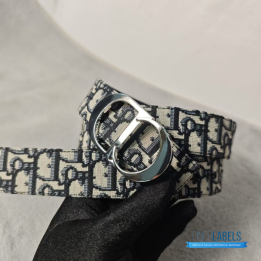 QC Christian Dior Oblique Reversible Belt