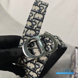 QC Christian Dior Oblique Reversible Belt