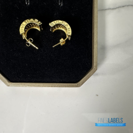 QC Bvlgari B.zero1 Yellow Gold Hoop Earrings