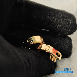QC Cartier Love Hoop Earrings the signature screw motif