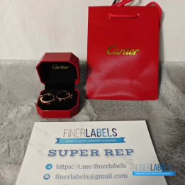 QC Cartier Love Hoop Earrings the signature screw motif