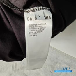 QC Balenciaga Lo_ve T-shirt in black featuring a wifi signal logo