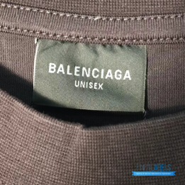 QC Balenciaga Lo_ve T-shirt in black featuring a wifi signal logo