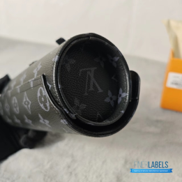 QC Louis Vuitton 3 Watch Case in Monogram Eclipse canvas