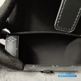 QC Louis Vuitton 3 Watch Case in Monogram Eclipse canvas