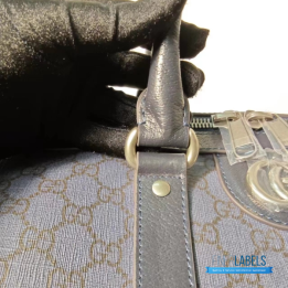 QC Gucci Ophidia Duffle Bag Blue and black